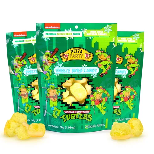 Vista 9 de Minions - Puffs de caramelo liofilizado de Navidad por Bubblegum Kids Relleno de calcetines, dulces de vacaciones, recuerdos de fiesta, sabor