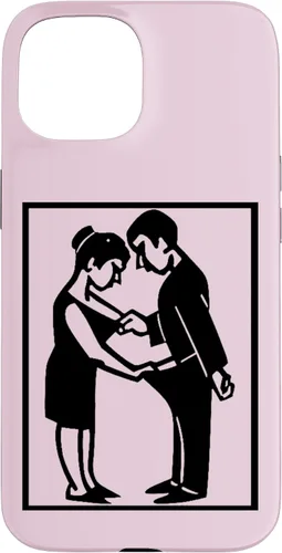 Vista 6 de Camiseta divertida para adultos, imagen de hombre y mujer, funda para iPhone 17