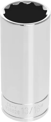 Vista 8 de Performance Tool W38612 Enchufe de 12 puntos, unidad de 3/8 pulgadas, 3/8