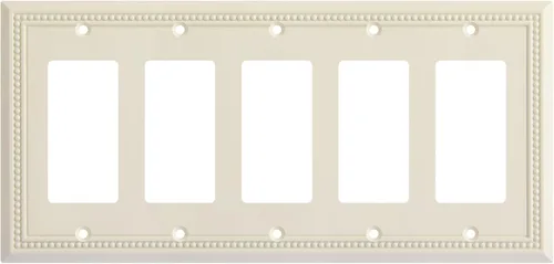 Vista 56 de Henne Bery Sunken Pearls - placa decorativa de pared, placa decorativa de pared, tapa de salida de la placa del interruptor, aleación de zinc sólida