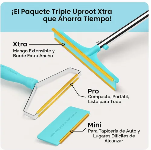 Vista 7 de Uproot Clean Set: Pro & Mini Herramientas de Depilación de Mascotas Pro + Mini + Xtra