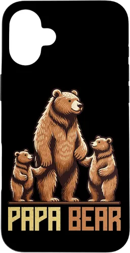 Vista 22 de Papa Bear Lover Father Dad Parent Father's Day Sunglasses Case for iPhone 16