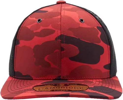 Vista 2 de Pit Bull Cambridge PB226 Gorra de camionero con malla de camuflaje brillante