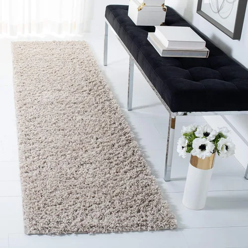 Vista 15 de SAFAVIEH Venus Shag Collection - Alfombra decorativa, 2 pies 2 pulgadas x 4 pies, color azul, diseño sólido, no desprende pelusa y de fácil cuidado