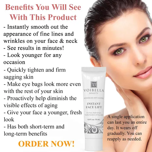 Vista 2 de Crema de estiramiento facial instantáneo: el mejor suero para ojos, cuello, estiramiento facial, levantamiento y reafirmante para suavizar