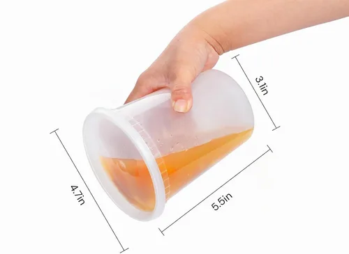 Vista 9 de EDI [32 onzas, 20 juegos] Contenedores de plástico deli para almacenamiento de alimentos con tapas herméticas Apto para microondas, congelador