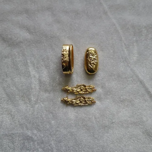 Vista 64 de Espada samurái japonesa KOSHIRAE – Fuchi Kashira Menuki 01-77