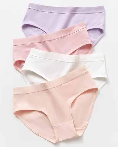 Vista 6 de Domee Paquete de 8 calzoncillos de algodón para niñas adolescentes