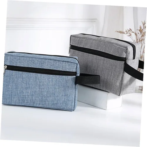 Vista 8 de Beavorty Bolsa de almacenamiento para hombre, bolsa de aseo para hombre, bolsa organizadora de maquillaje de viaje, bolsas de viaje para maleta