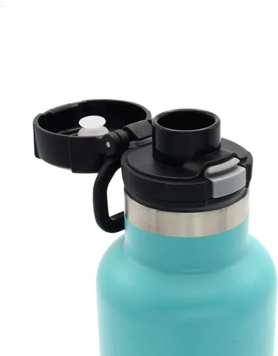 Vista 7 de Tapa abatible de repuesto de boca estándar puede usarse con Hydroflask, Simple Modern Ascent, Classic Klean Kanteen. (Negro)
