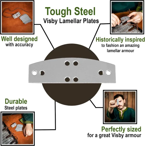 Vista 3 de Lord of Battles Lamellar Plates Viking & Medieval Handmade Plate Armor for Historical Reenactments