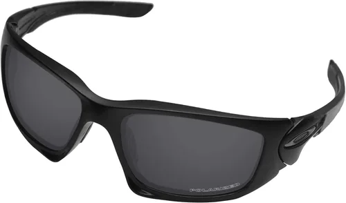 Vista 2 de BroLizard 2.0mm Thick Polarized Lens Replacement for Oakley Scalpel OO9095 Sunglasses - Black Titanium Polarized Lenses Mirror Coating