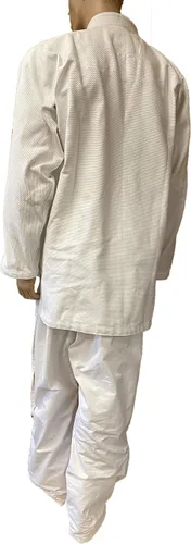 Vista 7 de Woldorf USA Jiu Jitsu brasileño BJJ GI para hombres IBJJF Kimono ligero Kickboxing BJJ Jiu Jitsu GIS color blanco uniforme tela preencogida