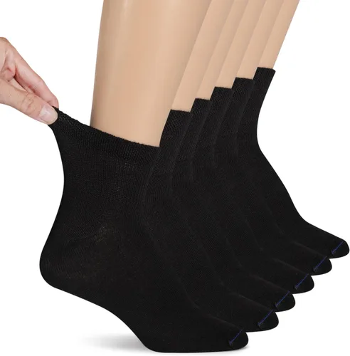 Vista 18 de Dr. Scholl's Calcetines circuladores y diabetes para mujer – Paquetes de 4, 6 y 12 pares – Control de la humedad no vinculante