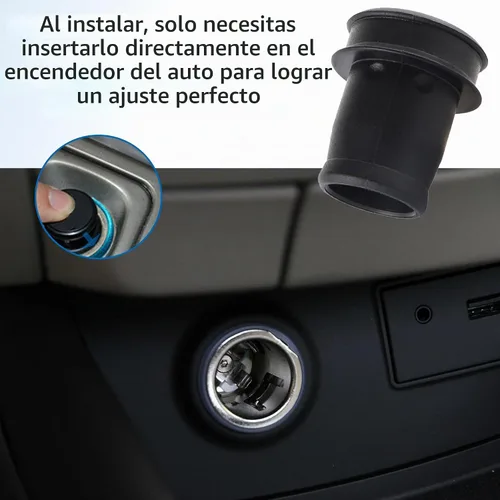 Vista 6 de 2 fundas para encendedor de cigarrillos de automóvil, tapa de enchufe negra impermeable y antipolvo, cubierta universal de 0.78 pulgadas, accesorios