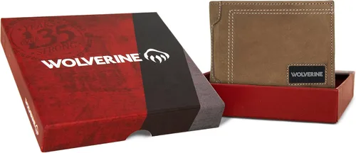 Vista 6 de WOLVERINE Men's Bifold Wallet, Durable & Stylish, Available in Leather and Canvas Styles