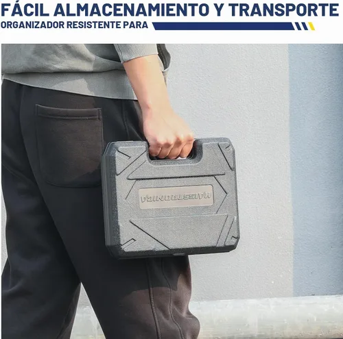 Vista 7 de haisstronica Kit de herramienta de crimpado de 6 en 1 y pelacables, crimpadora de alambre de carraca con 6 piezas de matrices intercambiables