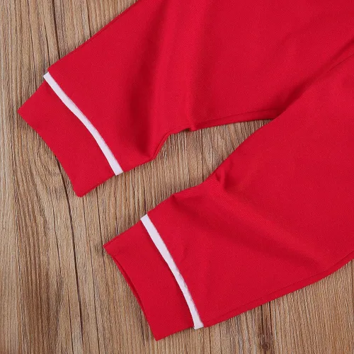 Vista 5 de Conjunto de pijama de manga larga con botones para niña pequeña, conjunto de ropa de dormir