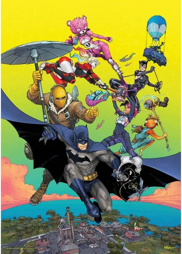 Vista 21 de MIGHTYPRINT DC Comics - Absolute Batman - Cubierta de la variante número 1 - Arte de pared de 17 x 24 pulgadas - Colección oficial - Ideal