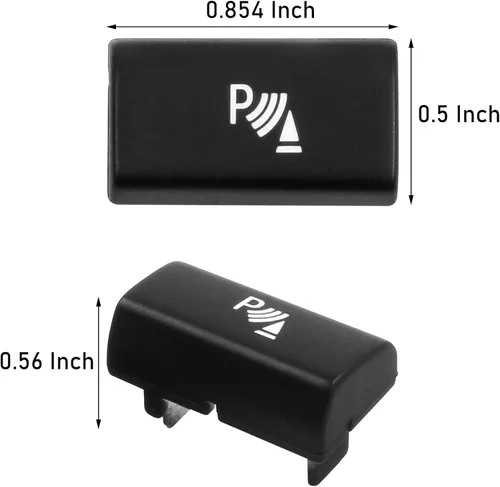 Vista 5 de Jaronx Compatible con la cubierta del botón del sensor de radar de estacionamiento BMW, reemplazo del botón del interruptor del sensor de radar