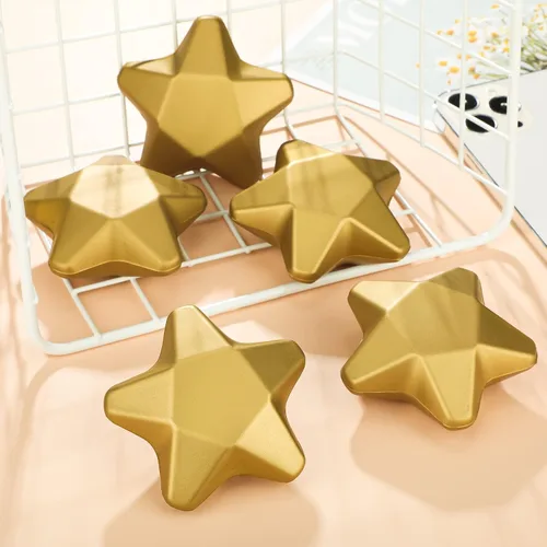 Vista 4 de 48 bolas de alivio de bolas de estrella de 3.1 pulgadas, bolas de espuma de estrellas, regalos de fiesta de estrellas, bolas de estrellas de espuma