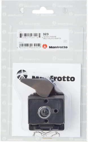 Vista 4 de Manfrotto Element MII MKELMII4BK-BH - Trípode de aluminio para cámara de viaje con adaptador de trípode de conexión rápida 323 RC2