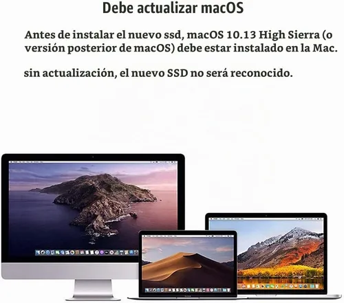 Vista 5 de FM13A NVME SSD de 256 GB con herramientas de bricolaje para MacBook Air A1465 A1466 (2013-2017), MacBook Pro Retina A1398 A1502 (2013-2015), iMac