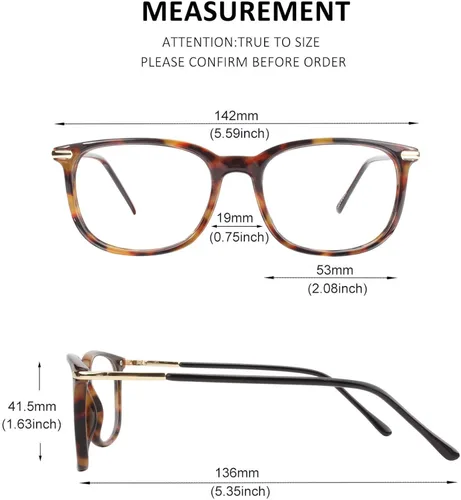 Vista 7 de GQUEEN Fashion Fake Glasses Non Prescription Glasses Clear Lens Glasses Nerd Plain Frames Women Men, 201579