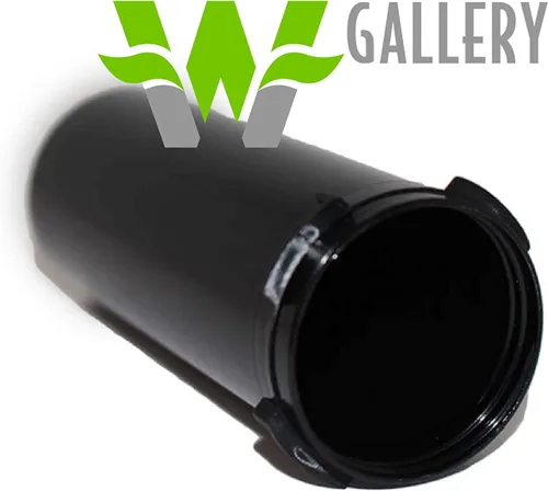 Vista 4 de W Gallery 75 Black 60 Dram Reversible Cap – Frascos herméticos a prueba de olores – Botellas de plástico de grado médico para píldoras, hierbas