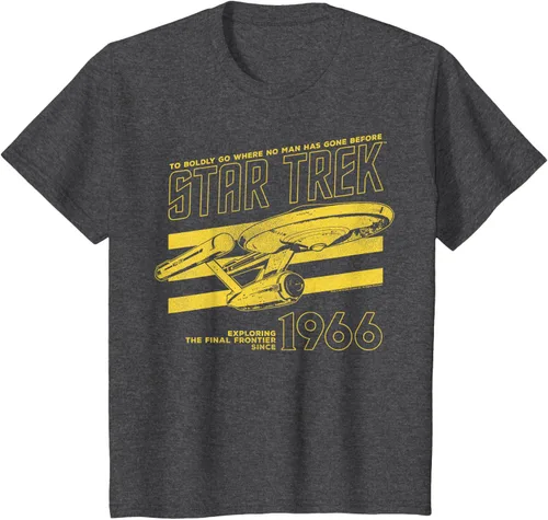 Vista 24 de Star Trek: The Original Series Enterprise '66 Collegiate Camiseta Negro