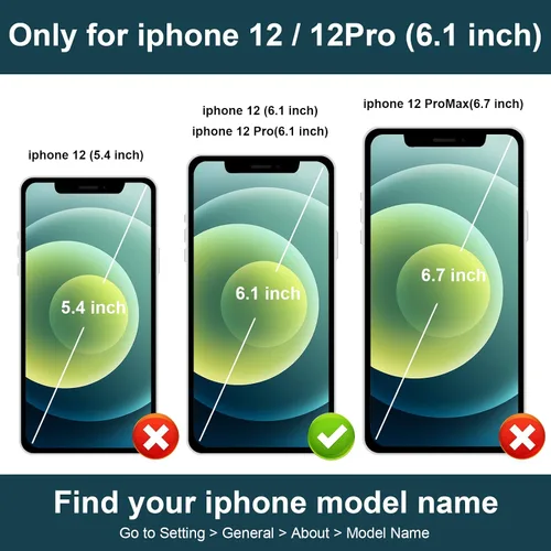 Vista 2 de Folosu Funda compatible con iPhone 12/12 Pro con soporte para tarjetas, rotación de 360°, soporte de anillo de dedo con función atril, protección