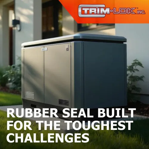 Vista 6 de Trim-Lok Sello de goma en forma de D – 0.437 pulgadas de alto, 0.375 pulgadas de ancho, 25 pies de largo – Sello de espuma EPDM con adhesivo