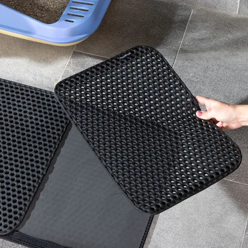 Vista 8 de Alfombra para Arenero de Gatos Clikatt InnovaGoods