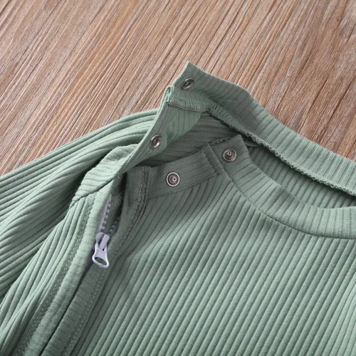 Vista 5 de Mameluco para bebé niña y niño, mono liso de una pieza, sin mangas, ropa de bebé de una pieza, trajes de verano