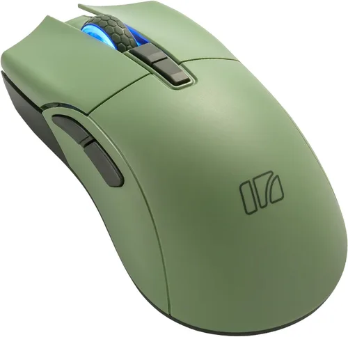 Vista 9 de iRocks M31R - Mouse inalámbrico para juegos - Trimodo 2.4G/Bluetooth/USB-C Ratón para juegos con cable desmontable USB-C, interruptores de mouse