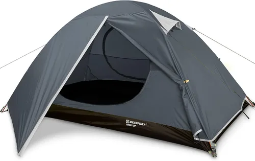 Vista 8 de Bessport Tienda de campaña para 1/2 persona, impermeable, dos puertas, tienda de mochilero, fácil instalación, ligera, para exteriores, senderismo