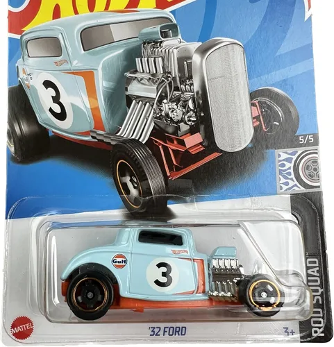 Vista 2 de Hot Wheels 2022 - Ford '32 - Azul Gulf - Rod Squad 5/5 - 237/250