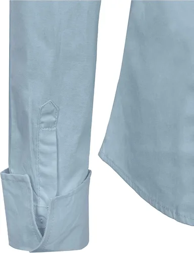 Vista 5 de KOGMO Camisas de manga larga con botones para mujer, blusa de trabajo de oficina (S-3X)