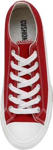 Vista 5 de CUSHIONAIRE Tenis de lona Vina Low Top para mujer + espuma viscoelástica, Blanco, 1