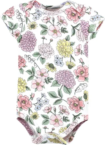Vista 92 de Hudson Baby baby-girls Cotton Bodysuits 3-pack