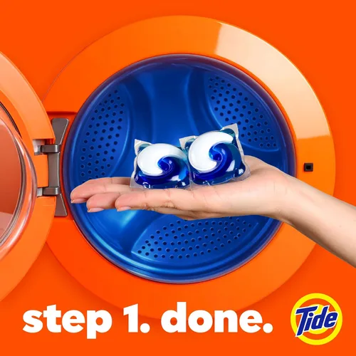 Vista 5 de Tide Power Pods - Cápsulas de detergente para ropa deportiva, 25 unidades, avanzado para sudor + combatiente de manchas