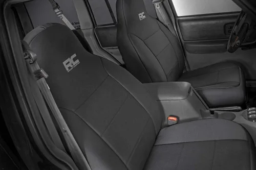 Vista 2 de Cubiertas de asiento de neopreno Rough Country para Jeep Cherokee XJ 1997-2001 - 91022