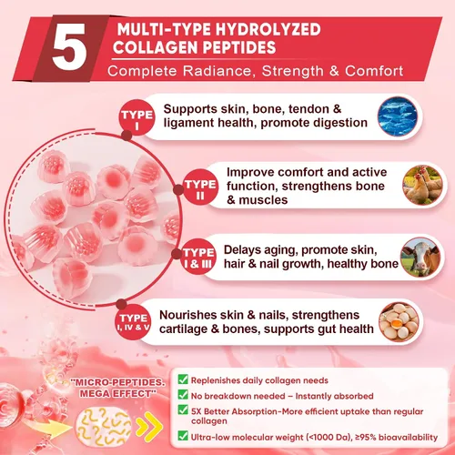 Vista 3 de Péptido de colágeno y vitamina D3 K2 + gomitas rellenas de líquido de calcio