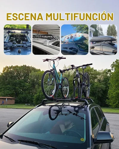Vista 8 de Barras Transversales de Techo Compatibles con Buick Encore 2013 2014 2015 2016 2017 2018 2019 2020 2021 2022 Portaequipajes con Barras Transversales