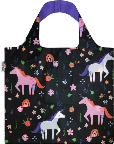 Vista 7 de Wrapables Bolsa de compras reutilizable grande con bolsa exterior