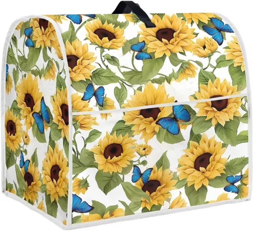Vista 13 de Funda para mezclador de cocina de pata de perro bohemio compatible con ayuda de cocina de 4.5 a 5 cuartos de galón, batidora de pie Hamilton