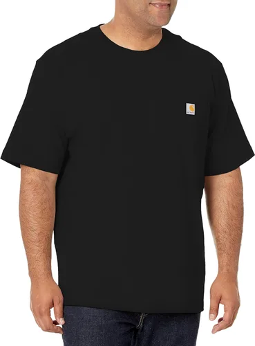 Vista 17 de Carhartt Camiseta con bolsillo Iconic K87 para hombre Piedra azul