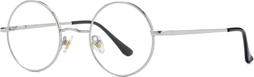 Vista 11 de Gleyemor Gafas de sol redondas polarizadas para hombres y mujeres, lentes 01 Oro/Rojo Claro