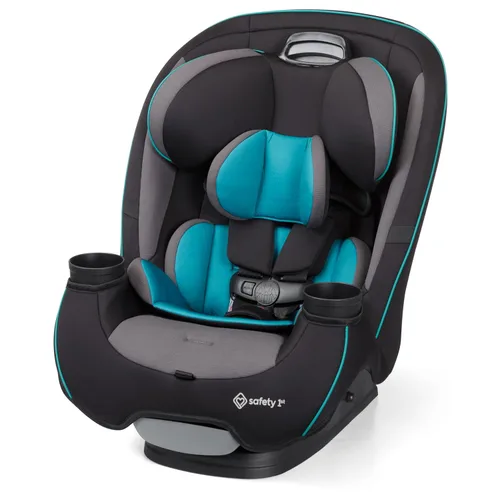 Vista 24 de Safety 1st Grow and Go Asiento de coche convertible todo en uno delgado, orientado hacia atrás, de 2.3-18 kg, orientado hacia adelante (14–29 kg)