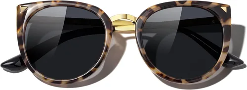 Vista 7 de MERRY'S Girls Cat Eye - Gafas de sol para niños, Niños Gafas de sol polarizadas S7001 para niños